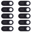 For Huawei Y6 Pro 2019 / Y6 2019  10pcs Back Camera Lens (Black) - Camera by PMC TechLife | Online Shopping South Africa | PMC TechLife