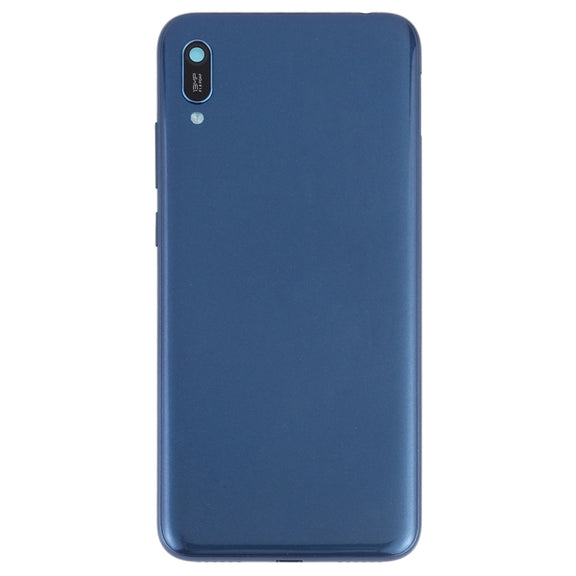 Battery Back Cover with Camera Lens & Side Keys for Huawei Y6 (2019)(Blue)