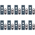 10 PCS Back Camera Lens for Motorola Moto G4 Plus - Camera Accessories by PMC TechLife | Online Shopping South Africa | PMC TechLife | Buy Now Pay Later Mobicred