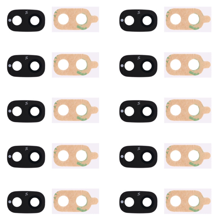 For Galaxy J7 Pro 10pcs Back Camera Lens Cover with Sticker