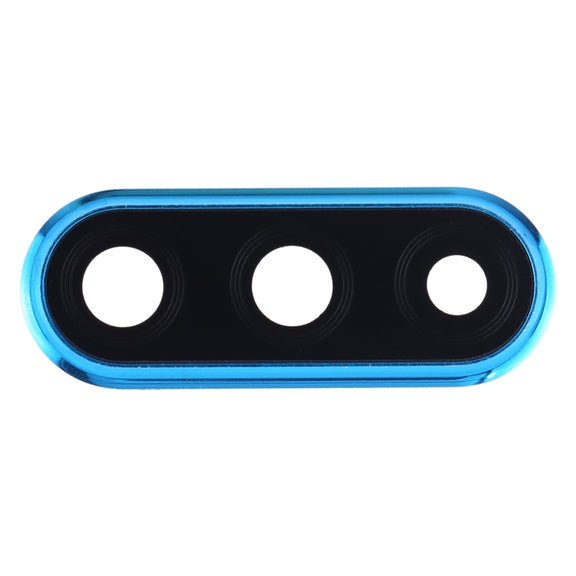 For Huawei Nova 4e 24MP Back Camera Bezel with Lens Cover (Blue)