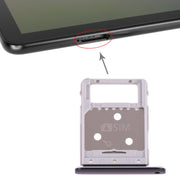 For Galaxy Tab S4 10.5 T835 SIM Card Tray + Micro SD Card Tray (Black)