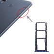 SIM Card Tray + SIM Card Tray + Micro SD Card Tray for Asus Zenfone Max M2 ZB633KL(Blue) - Card Tray by PMC TechLife | Online Shopping South Africa | PMC TechLife | Buy Now Pay Later Mobicred
