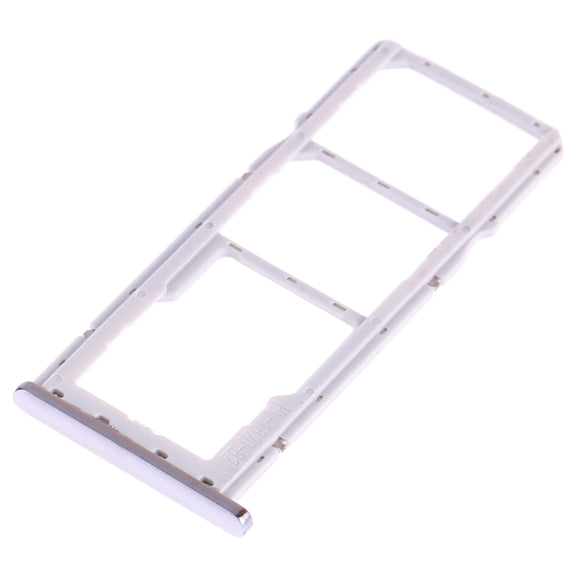 SIM Card Tray + SIM Card Tray + Micro SD Card Tray for Asus ZenFone Max Pro (M2) ZB631KL(Silver)