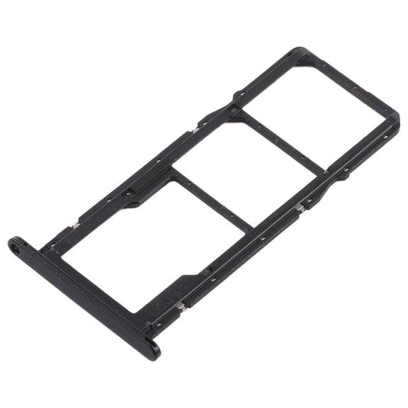 SIM Card Tray + Micro SD Card Tray for Huawei Y5 Prime (2018) / Honor Play 7 (Black)