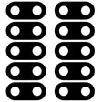 For Vivo Y93 10pcs Back Camera Lens - Camera Parts by PMC TechLife | Online Shopping South Africa | PMC TechLife