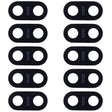10 PCS Back Camera Lens for Nokia 7 Plus / E9 Plus - Camera by PMC TechLife | Online Shopping South Africa | PMC TechLife