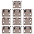 For Galaxy Trend II Duos / S7572 10pcs Charging Port Connector - Other Galaxy Parts by PMc TechLife | Online Shopping South Africa | PMc TechLife | Buy Now Pay Later Mobicred