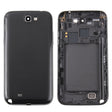 For Galaxy Note II / N7100 Middle Frame Bezel + Battery Back Cover (Black) - free shipping - PMc TechLife - Order now!