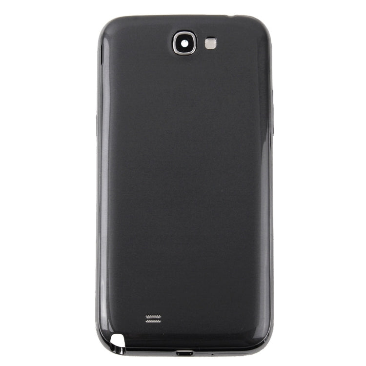 For Galaxy Note II / N7100 Middle Frame Bezel + Battery Back Cover (Black)