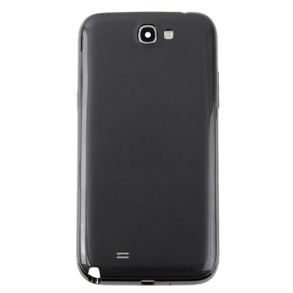 For Galaxy Note II / N7100 Middle Frame Bezel + Battery Back Cover (Black)