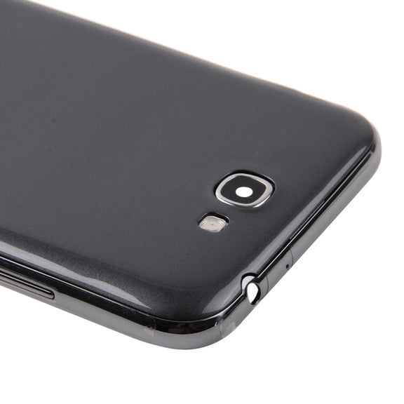 For Galaxy Note II / N7100 Middle Frame Bezel + Battery Back Cover (Black)