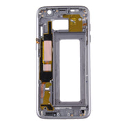 For Galaxy S7 Edge / G935 Front Housing LCD Frame Bezel Plate (Grey)