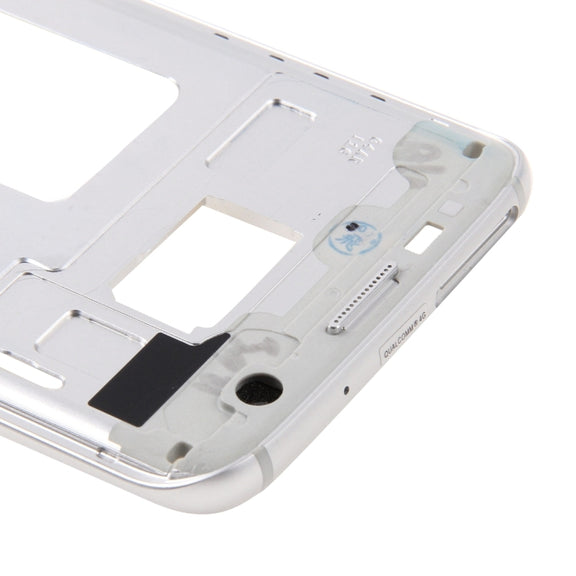 For Galaxy S7 Edge / G935 Front Housing LCD Frame Bezel Plate (Silver)