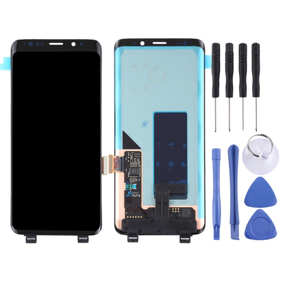 Original Super AMOLED LCD Screen for Galaxy S9+, G965F, G965F/DS, G965U, G965W, G9650 with Digitizer Full Assembly (Black)