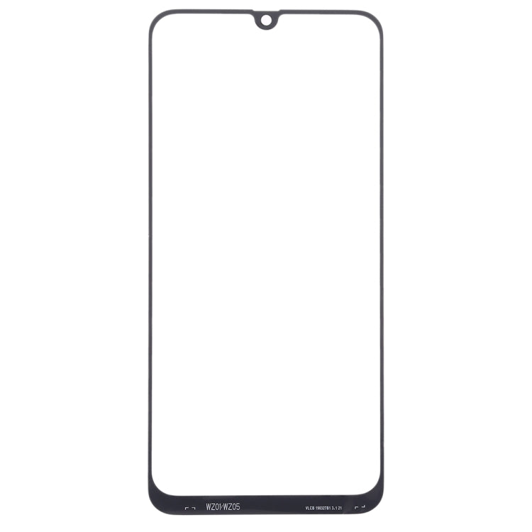 For Galaxy A50 / A30 / M30 / A4S Front Screen Outer Glass Lens (Black)