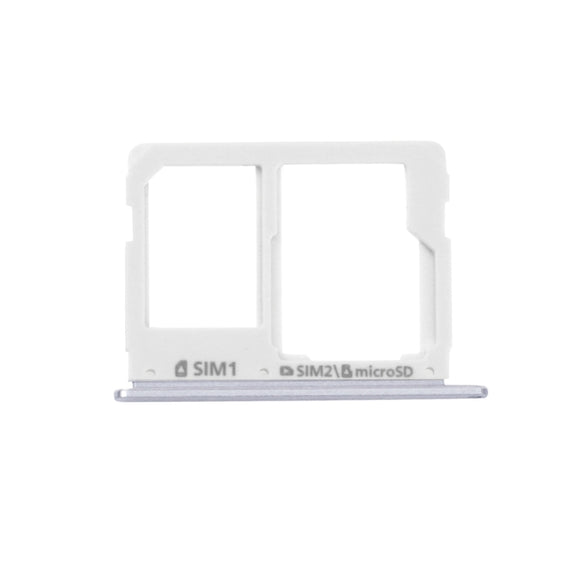 For Galaxy A3(2016) / A3100 & A5(2016) / A5100 & A7(2016) / A7100 SIM Card Tray and Micro SD Card Tray  (Grey)