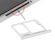For A3(2016) / A3100 & A5(2016) / A5100 & A7(2016) / A7100 SIM Card Tray and Micro SD Card Tray  (Silver) - free shipping - PMc TechLife - Order now!