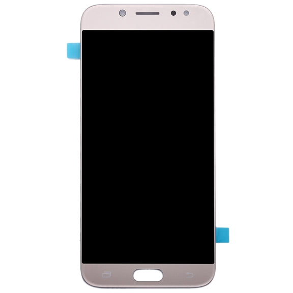 Oled LCD Screen for Galaxy J7 (2017) / J7 Pro, J730F/DS, J730FM/DS with Digitizer Full Assembly (Gold)