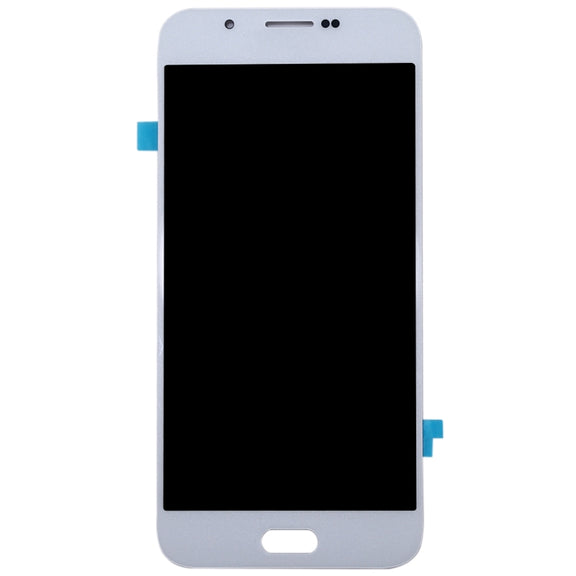 Oled LCD Screen for Galaxy A8 with Digitizer Full Assembly (White)