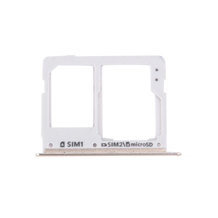 For Galaxy C5 / C5000 SIM Card Tray + Micro SD / SIM Card Tray (Gold)
