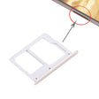 For Galaxy C7 / C7000 SIM Card Tray + Micro SD / SIM Card Tray (Gold) - free shipping - PMc TechLife - Order now!