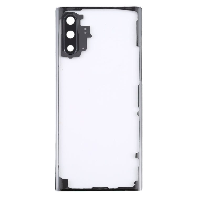 For Samsung Galaxy Note 10 N970 N9700 Transparent Battery Back Cover with Camera Lens Cover (Transparent)