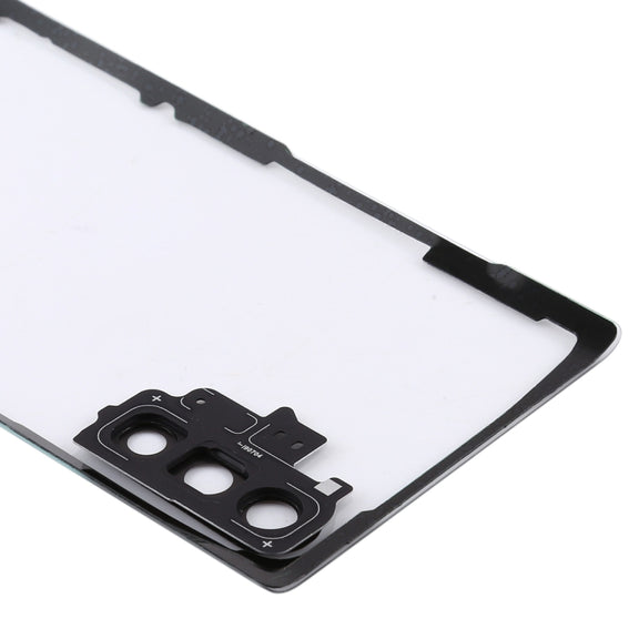 For Samsung Galaxy Note 10 N970 N9700 Transparent Battery Back Cover with Camera Lens Cover (Transparent)