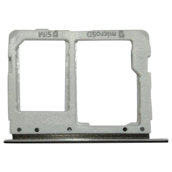 For Galaxy Tab S3 9.7 / T825 (3G Version) SIM Card Tray + Micro SD Card Tray (Black)