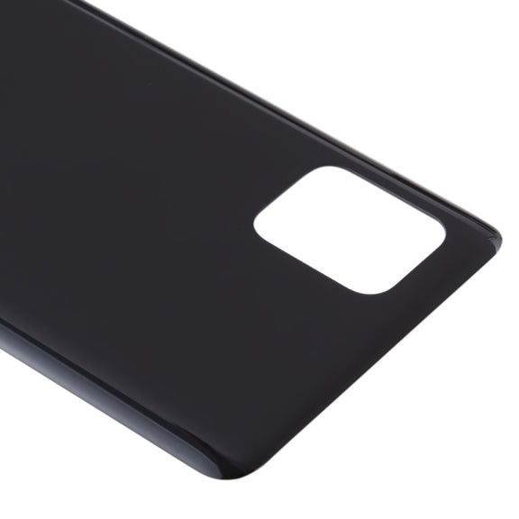 For Samsung Galaxy A91 Battery Back Cover (Black)