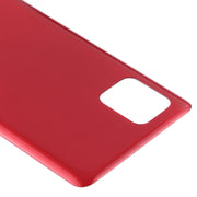 For Samsung Galaxy A91 Battery Back Cover (Red)