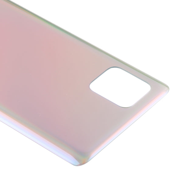 For Samsung Galaxy A91 Battery Back Cover (Silver)