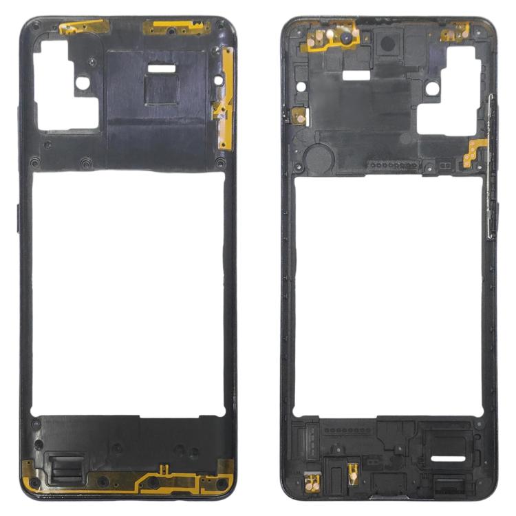 For Samsung Galaxy A51  Middle Frame Bezel Plate (Black)