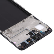 For Samsung Galaxy A51  Front Housing LCD Frame Bezel Plate (Black)