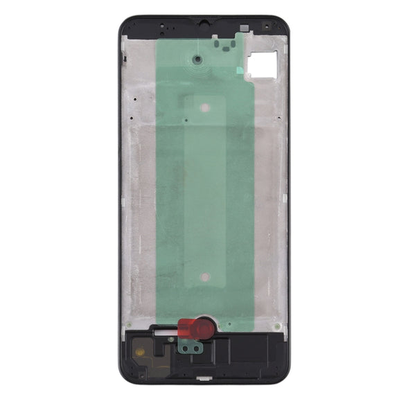 For Samsung Galaxy A30s  Front Housing LCD Frame Bezel Plate (Black)