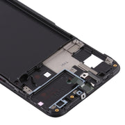 For Samsung Galaxy A30s  Front Housing LCD Frame Bezel Plate (Black)