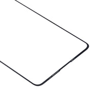 For Samsung Galaxy A51 Front Screen Outer Glass Lens (Black)