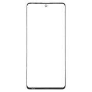For Samsung Galaxy A71 Front Screen Outer Glass Lens (Black)