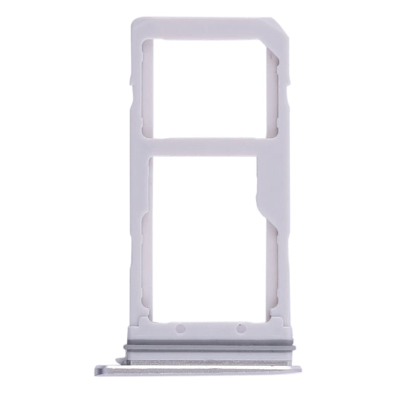For Galaxy S7 Edge 2 SIM Card Tray / Micro SD Card Tray (White)