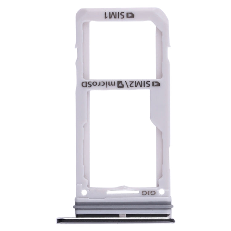 For Galaxy S8 / S8+ 2 SIM Card Tray / Micro SD Card Tray (Black)