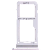 For Galaxy S8 / S8+ 2 SIM Card Tray / Micro SD Card Tray (Pink)
