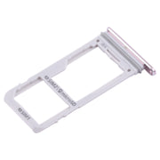 For Galaxy S8 / S8+ 2 SIM Card Tray / Micro SD Card Tray (Pink)