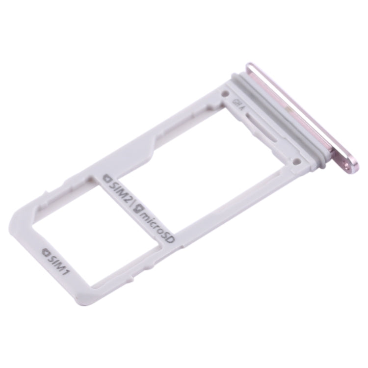 For Galaxy S8 / S8+ 2 SIM Card Tray / Micro SD Card Tray (Pink)