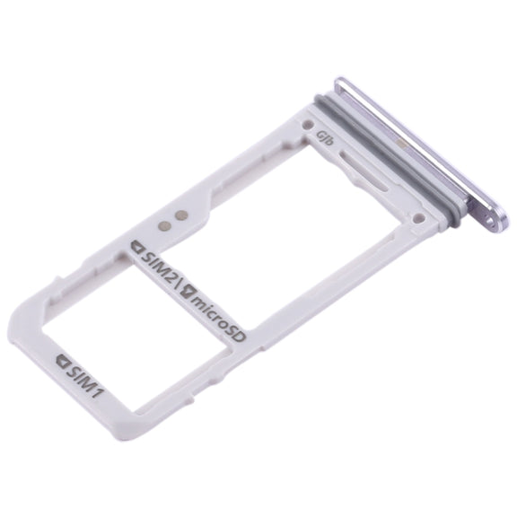 For Galaxy S8 / S8+ 2 SIM Card Tray / Micro SD Card Tray (Grey)