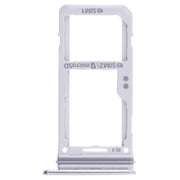 For Galaxy S8 / S8+ 2 SIM Card Tray / Micro SD Card Tray (Silver)