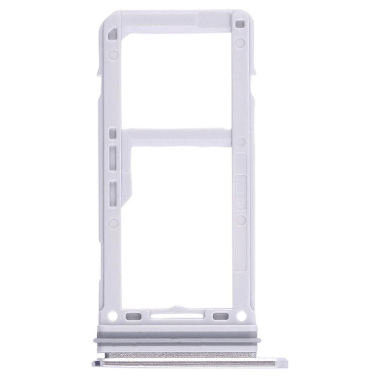 For Galaxy S8 / S8+ 2 SIM Card Tray / Micro SD Card Tray (Silver)