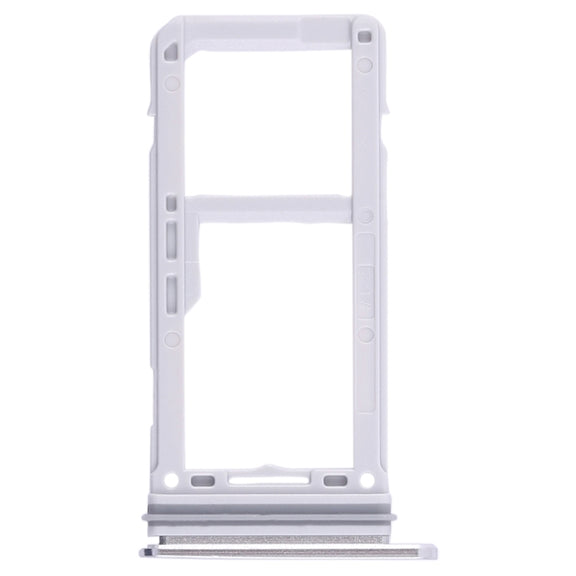 For Galaxy S8 / S8+ 2 SIM Card Tray / Micro SD Card Tray (Silver)