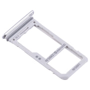 For Galaxy S8 / S8+ 2 SIM Card Tray / Micro SD Card Tray (Silver)