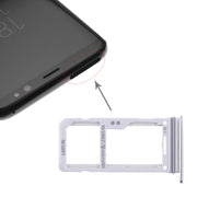 For Galaxy S8 / S8+ 2 SIM Card Tray / Micro SD Card Tray (Silver)