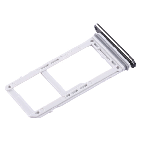 For Galaxy Note 8 2 SIM Card Tray / Micro SD Card Tray (Black)